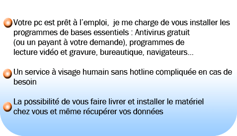 pc monté/assembleur pc franck depannage informatique